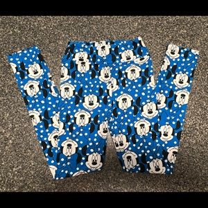 LuLaRoe Minnie mouse leggings L/XL‎